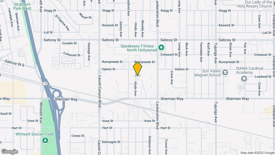 7326 Hinds Ave Mapa y Detalles de la Ubicación