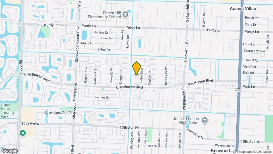 2703 Dudley Dr W Map and Location Details