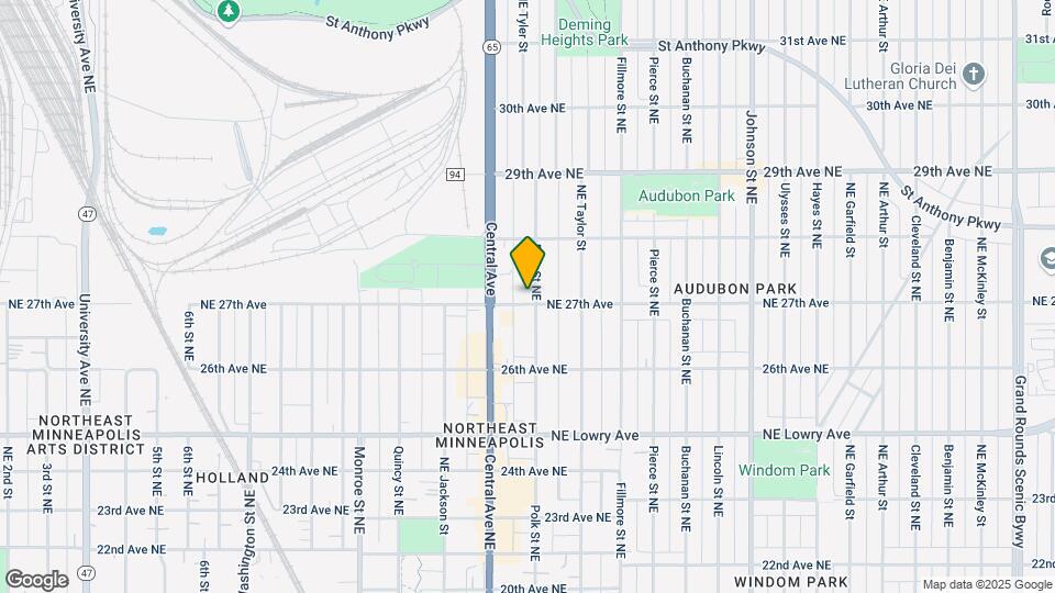 2706 Polk St NE-Unit -Unit 2 Map and Location Details