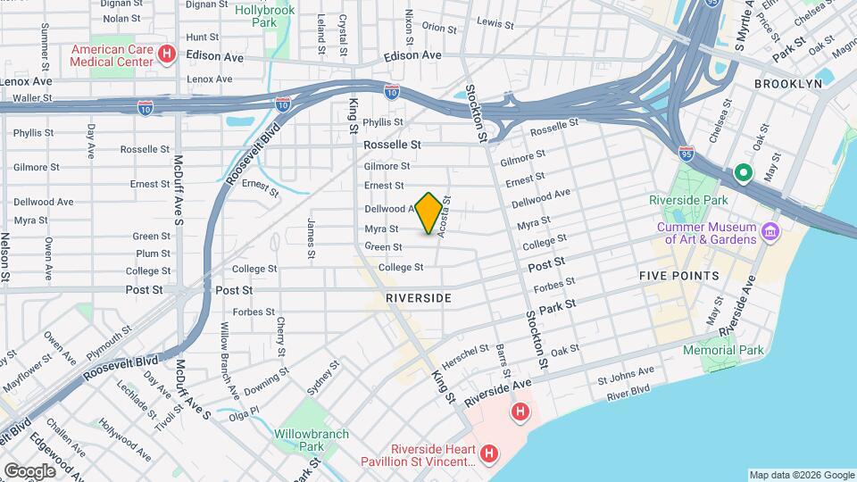 2613 Green St Map and Location Details