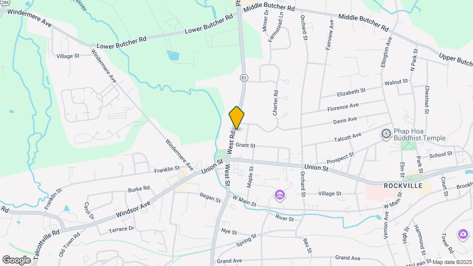 1 W Woods Rd Map and Location Details