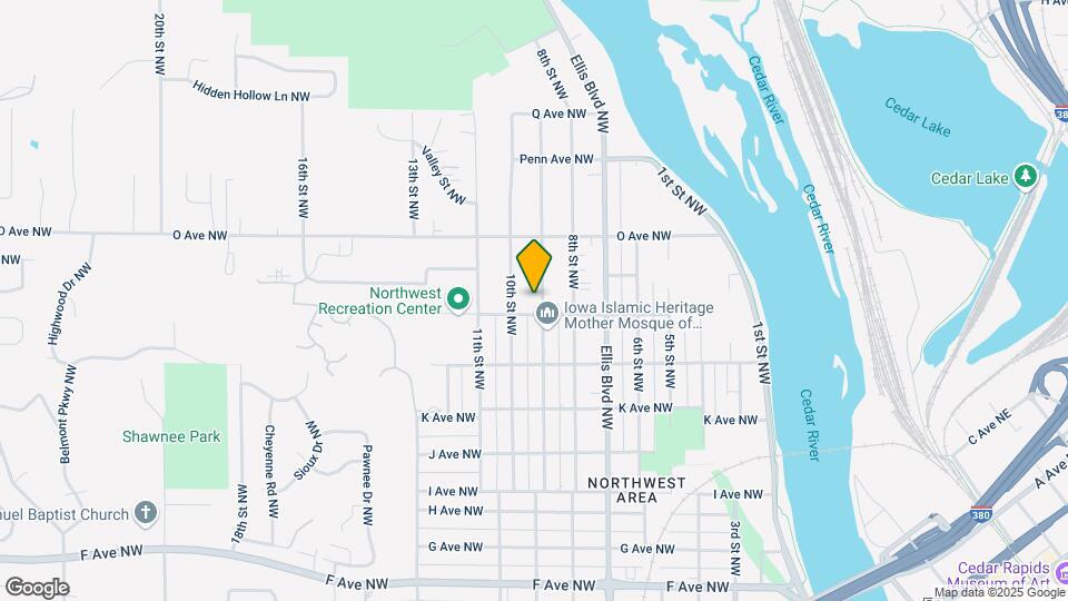 1412 9th St NW Map and Location Details
