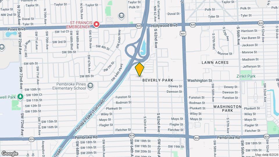 840 S 63rd Ave Map and Location Details