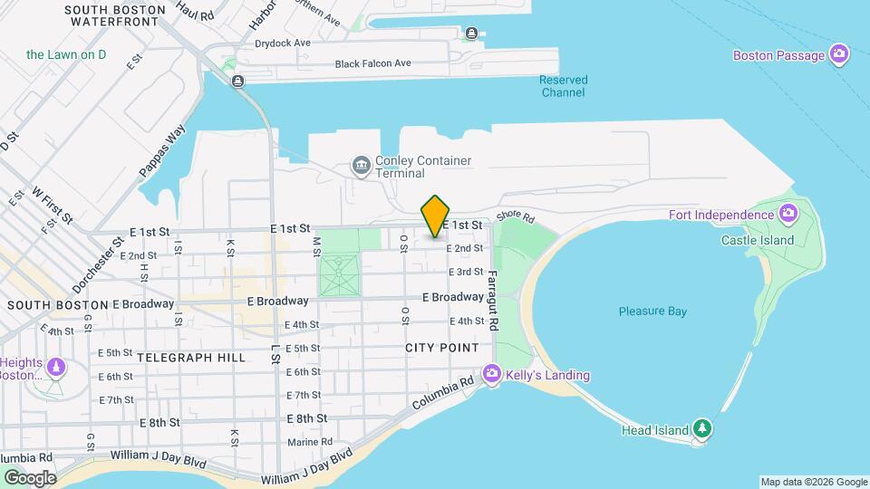 884 E 2nd St Map and Location Details