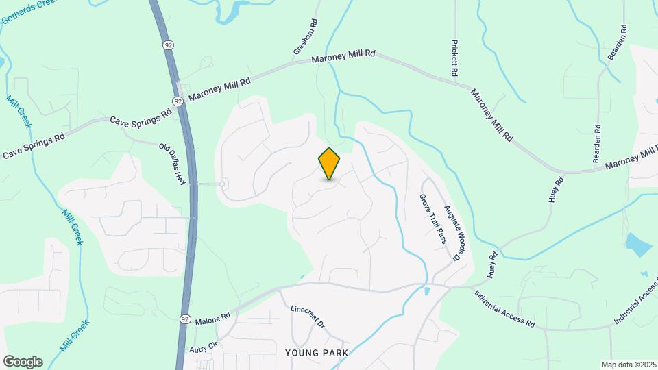 6358 Hillview Ln Map and Location Details