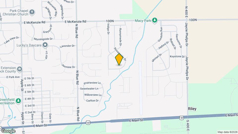 600 Streamside Dr Map and Location Details