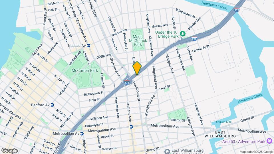 518 Meeker Ave Map and Location Details