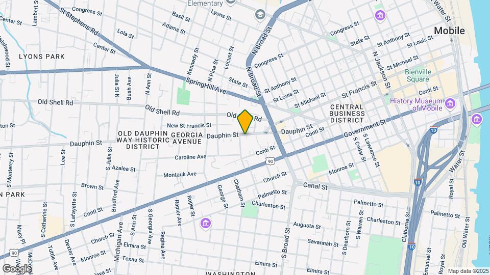 957 Dauphin St Mapa y Detalles de la Ubicación