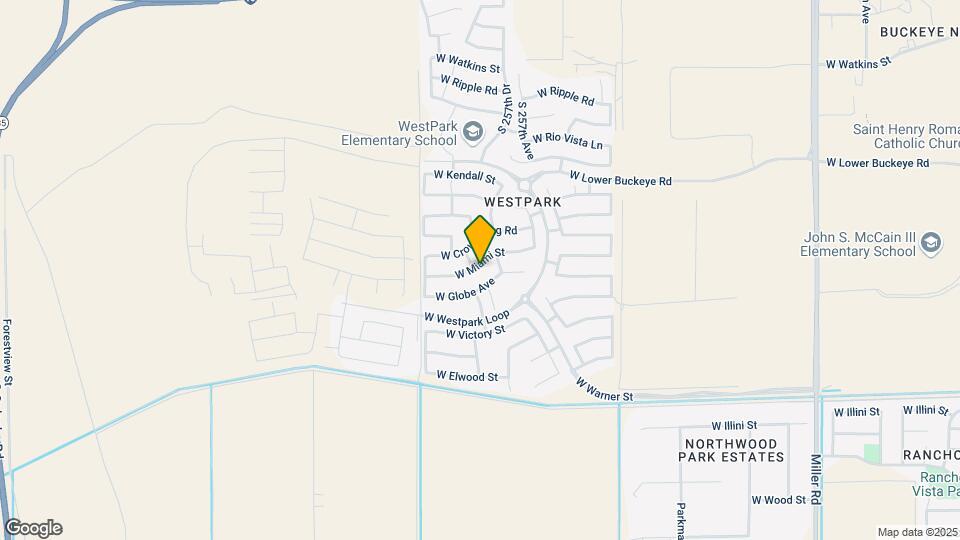 25777 W Miami St Mapa y Detalles de la Ubicación