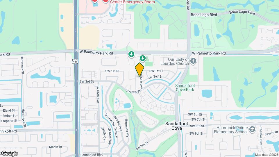 22217 SW 61st Ave, Unit 0 Mapa y Detalles de la Ubicación