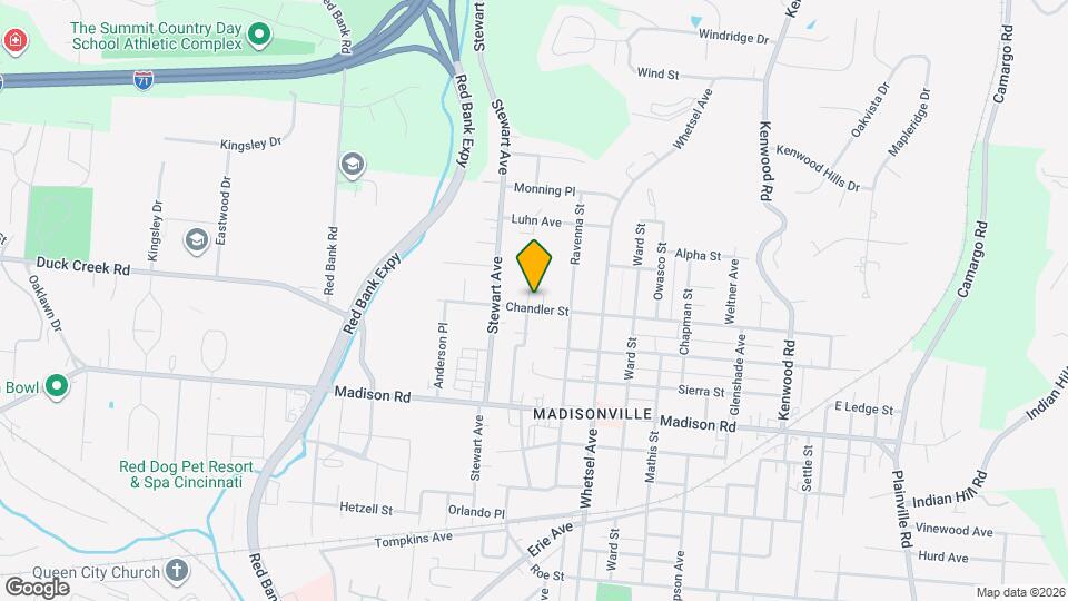 5704 Chandler St Map and Location Details