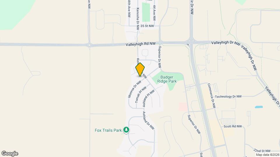2959 Monroe Dr NW Map and Location Details