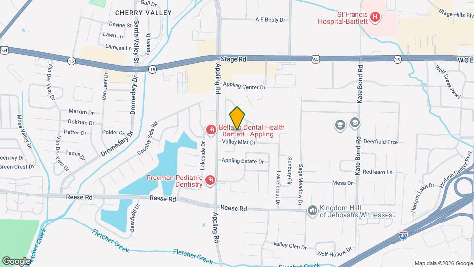 2696 Green Hollow Ln Map and Location Details