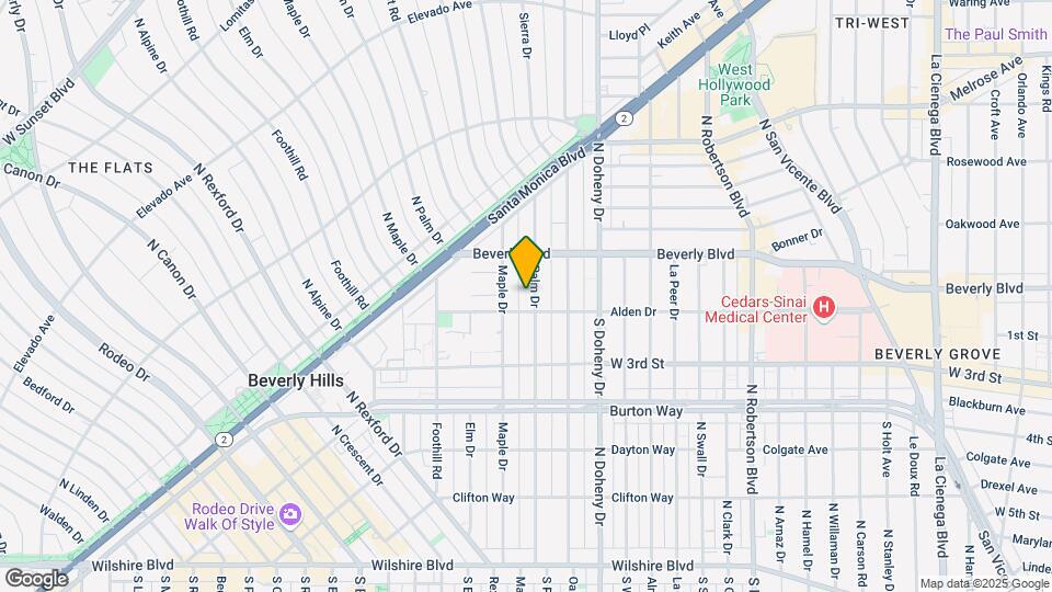 405 N Palm Dr Map and Location Details