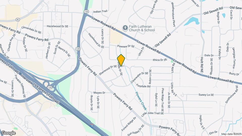 327 Terrydale Dr SE Map and Location Details