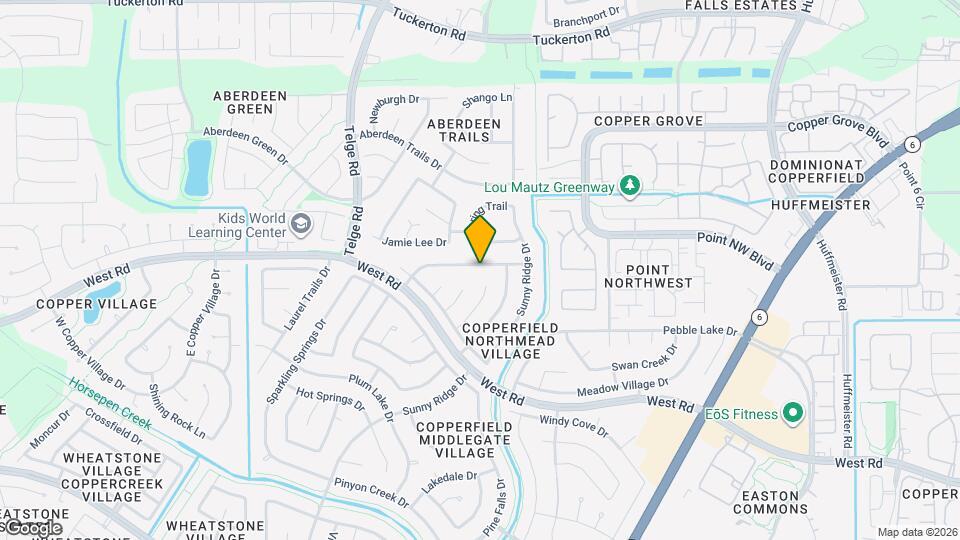 15739 Oak Mountain Dr Map and Location Details