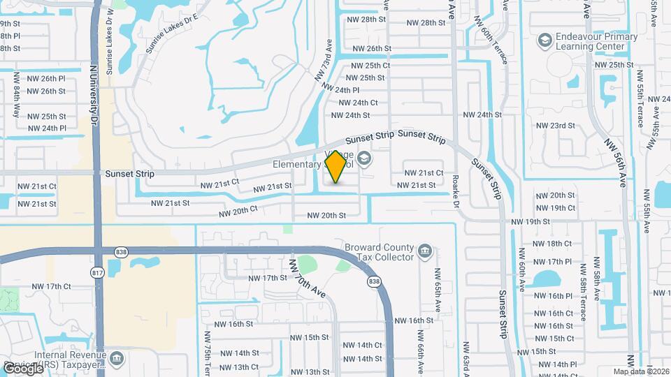 7160 NW 21st St Map and Location Details