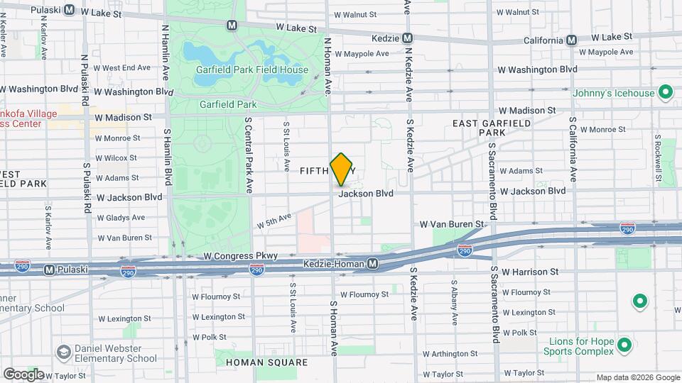 3354 W Jackson Blvd Map and Location Details