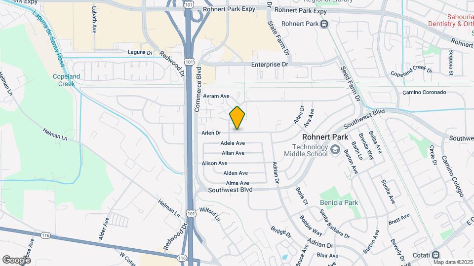 230 Arlen Dr Map and Location Details