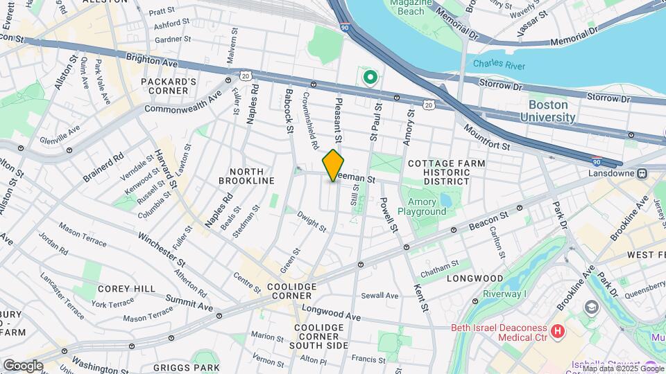 132 Pleasant St, Unit 1 Mapa y Detalles de la Ubicación