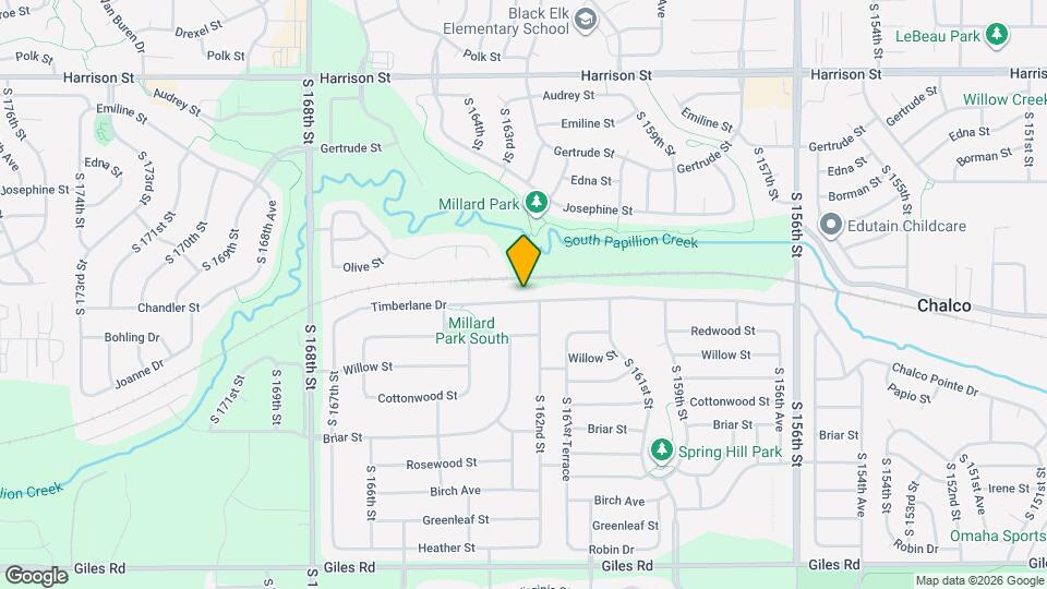 16212 Timberlane Dr Mapa y Detalles de la Ubicación