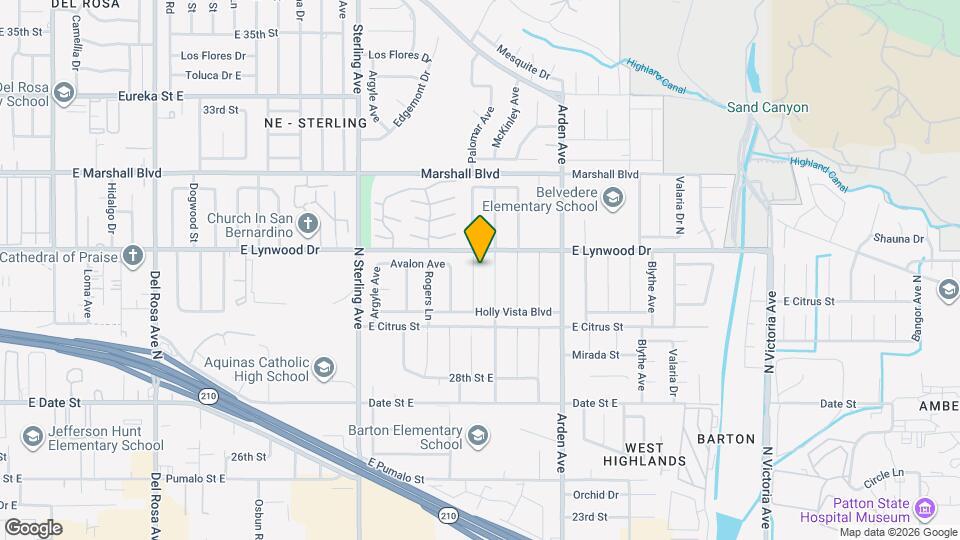 5935 Newcomb St Map and Location Details