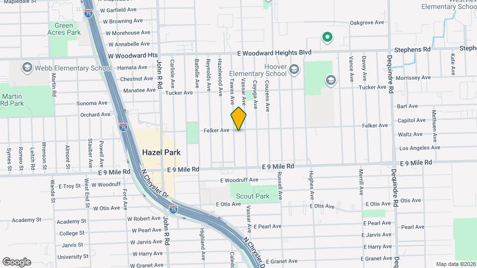 23152 Tawas Ave Map and Location Details