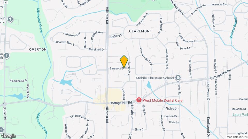 6257 Sarasota Dr Map and Location Details