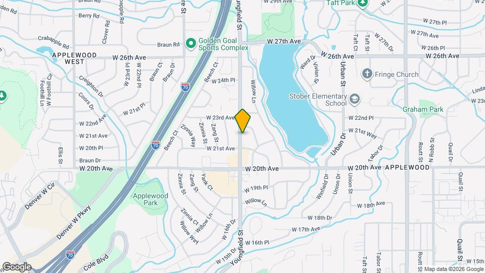 2160 Youngfield St Map and Location Details