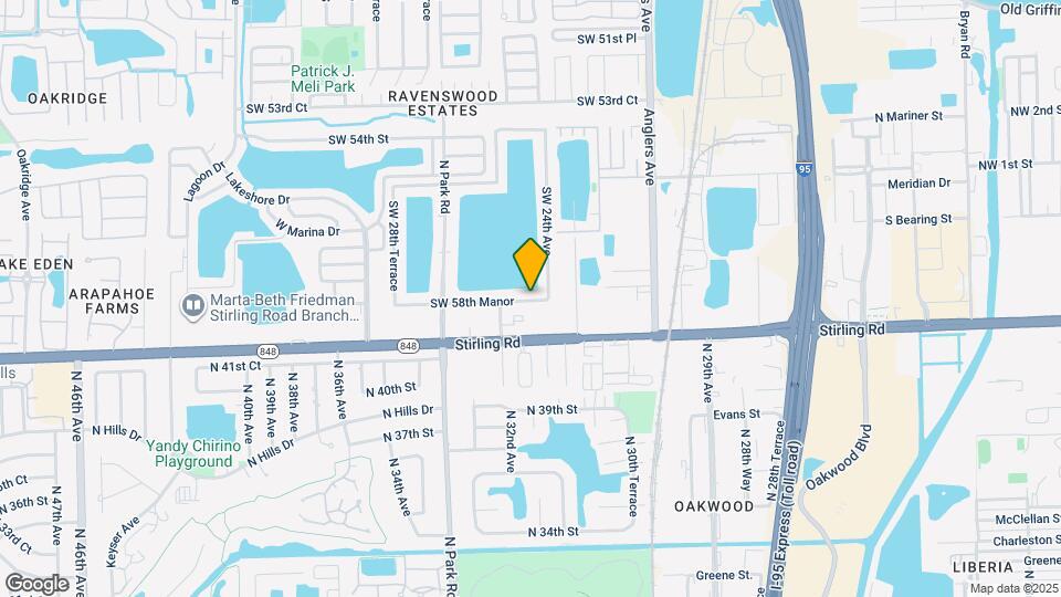 2423 SW 58th Manor Mapa y Detalles de la Ubicación