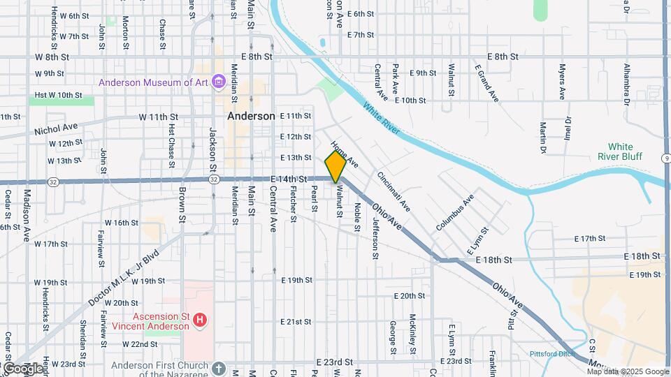 1413 Walnut St Mapa y Detalles de la Ubicación