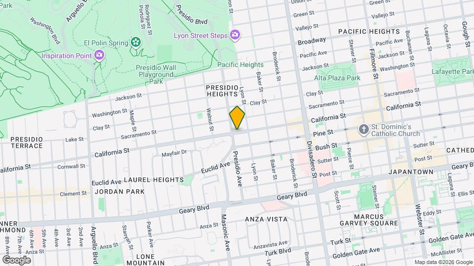 3177 California St Map and Location Details