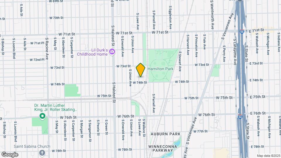 7349 S Lowe Ave Map and Location Details