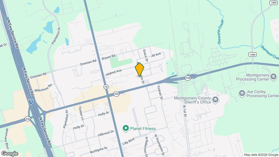 2213 N Thompson St Map and Location Details