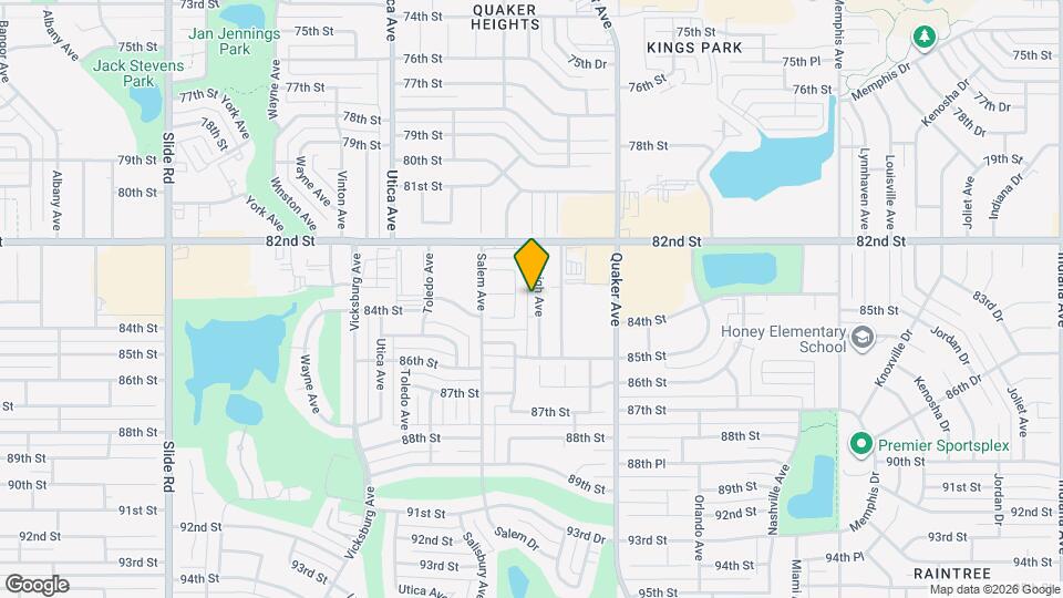 8230 Raleigh Ave Map and Location Details