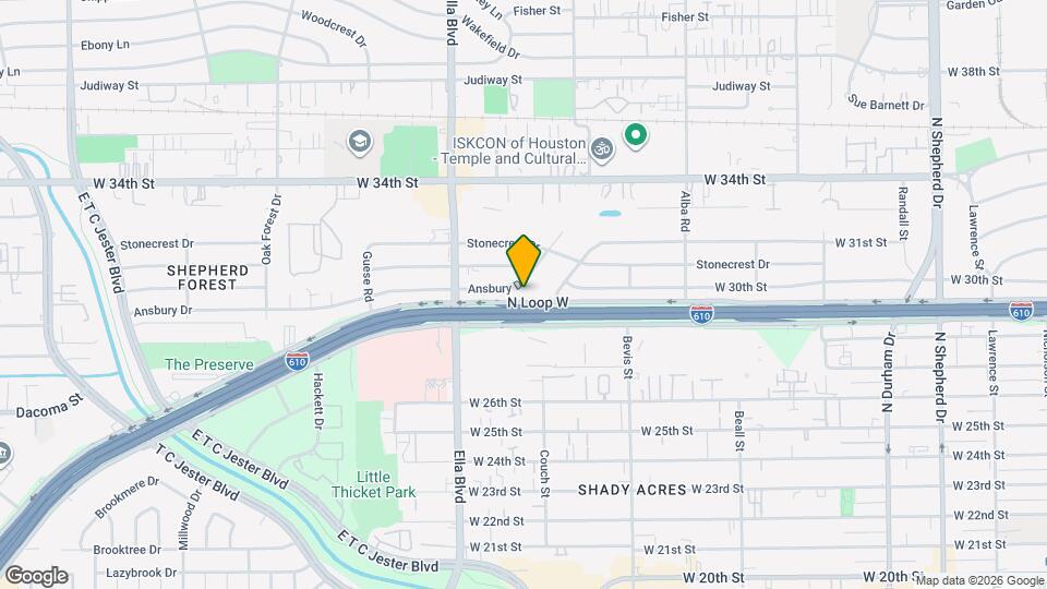 1411 Ansbury Dr Map and Location Details