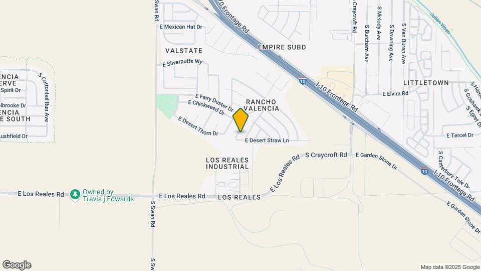 7061 S Parsnip Ln Map and Location Details