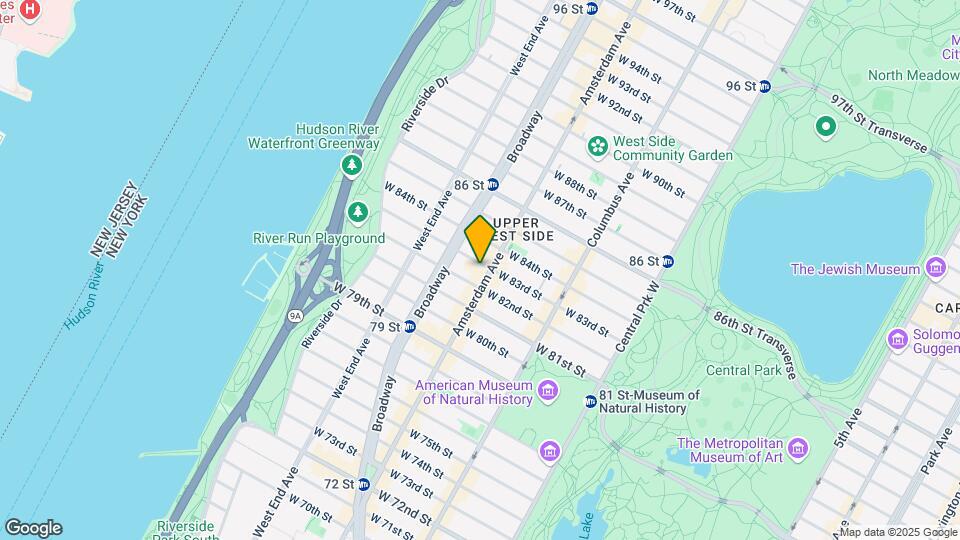 204 W 83rd St Map and Location Details