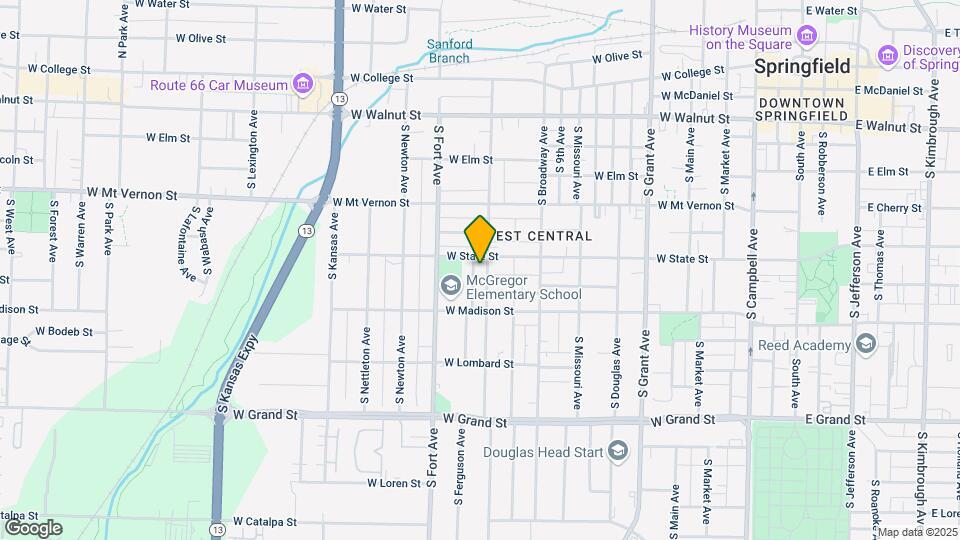717 S New Ave Map and Location Details