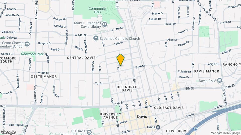 808-822 D St Map and Location Details
