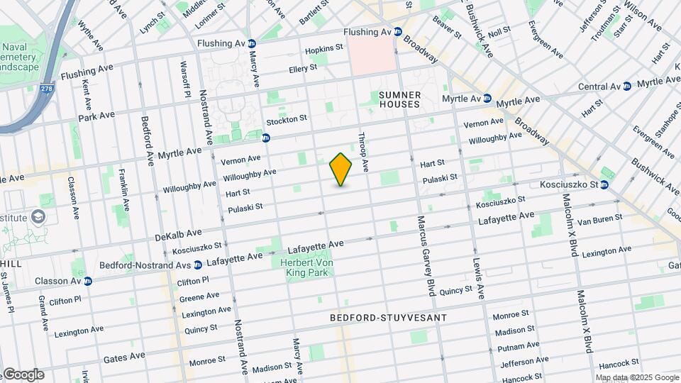 CLASSIC 4-FAMILY BROWNSTONE w GREAT INCOME Map and Location Details