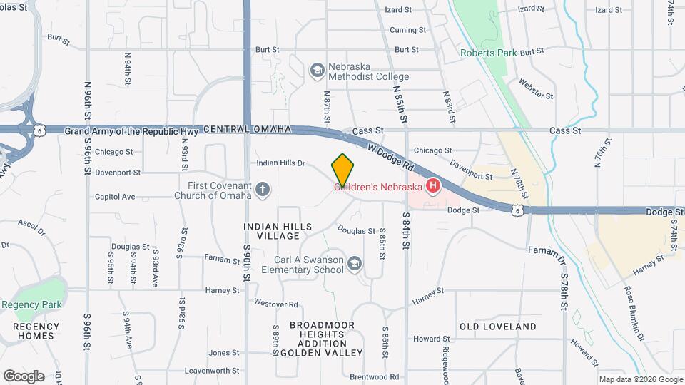 8713 Indian Hills Dr Map and Location Details