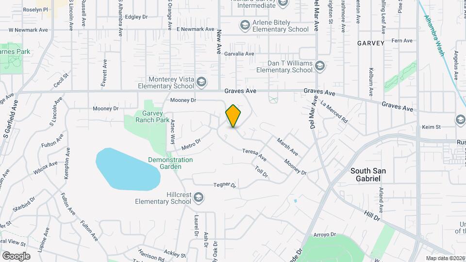 7302 Mooney Dr Map and Location Details