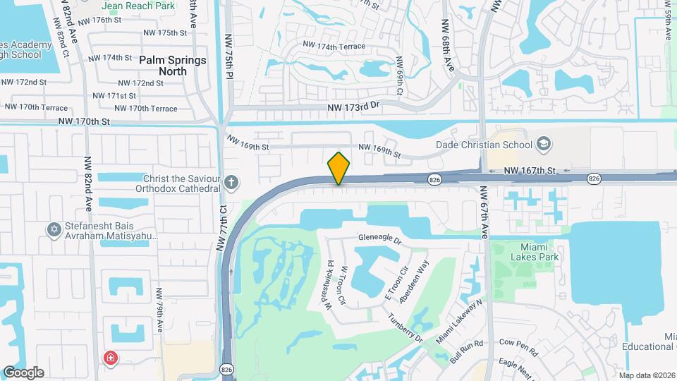16620 NW 72nd Ct Map and Location Details