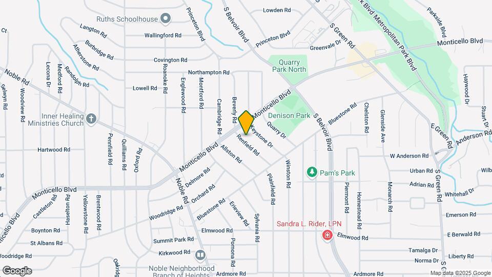 1009 Renfield Rd Map and Location Details