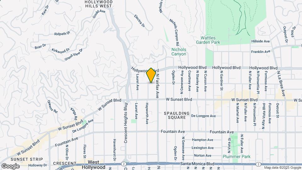 7920 Selma Ave Mapa y Detalles de la Ubicación