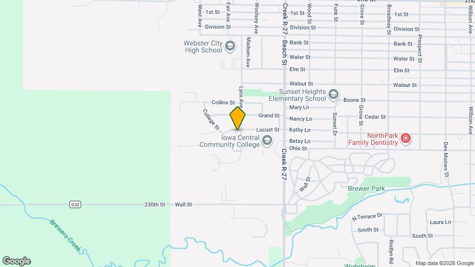 1601 Lynx Ave Map and Location Details