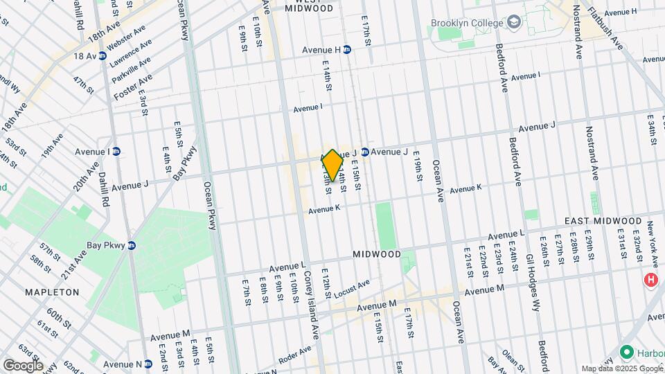 1061 E 13th St Mapa y Detalles de la Ubicación