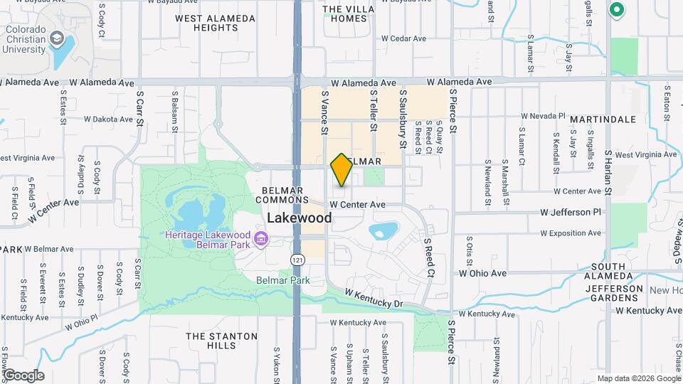572 S Vance St Map and Location Details