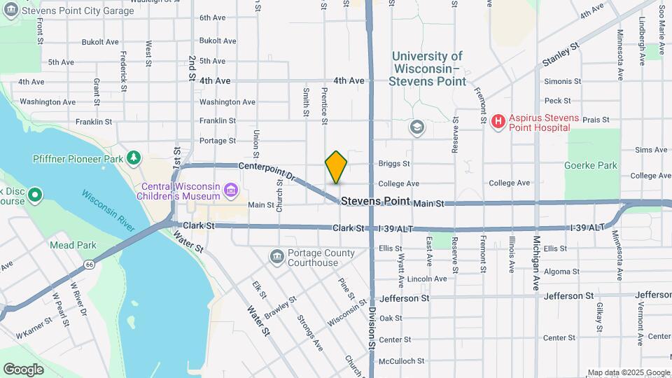 1523 College Ave Map and Location Details